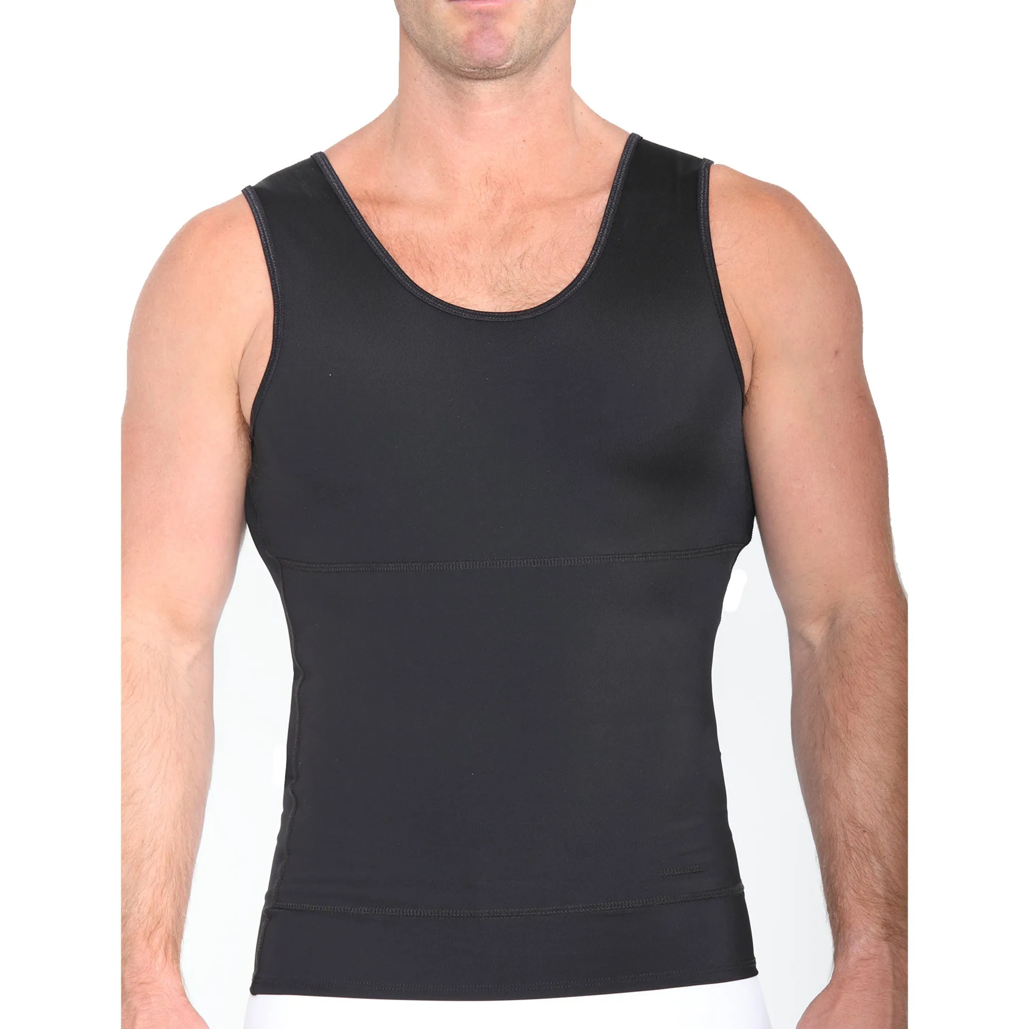 Insta Slim Sleeveless Compression Muscle Tank Panel Belt ISMSFP01