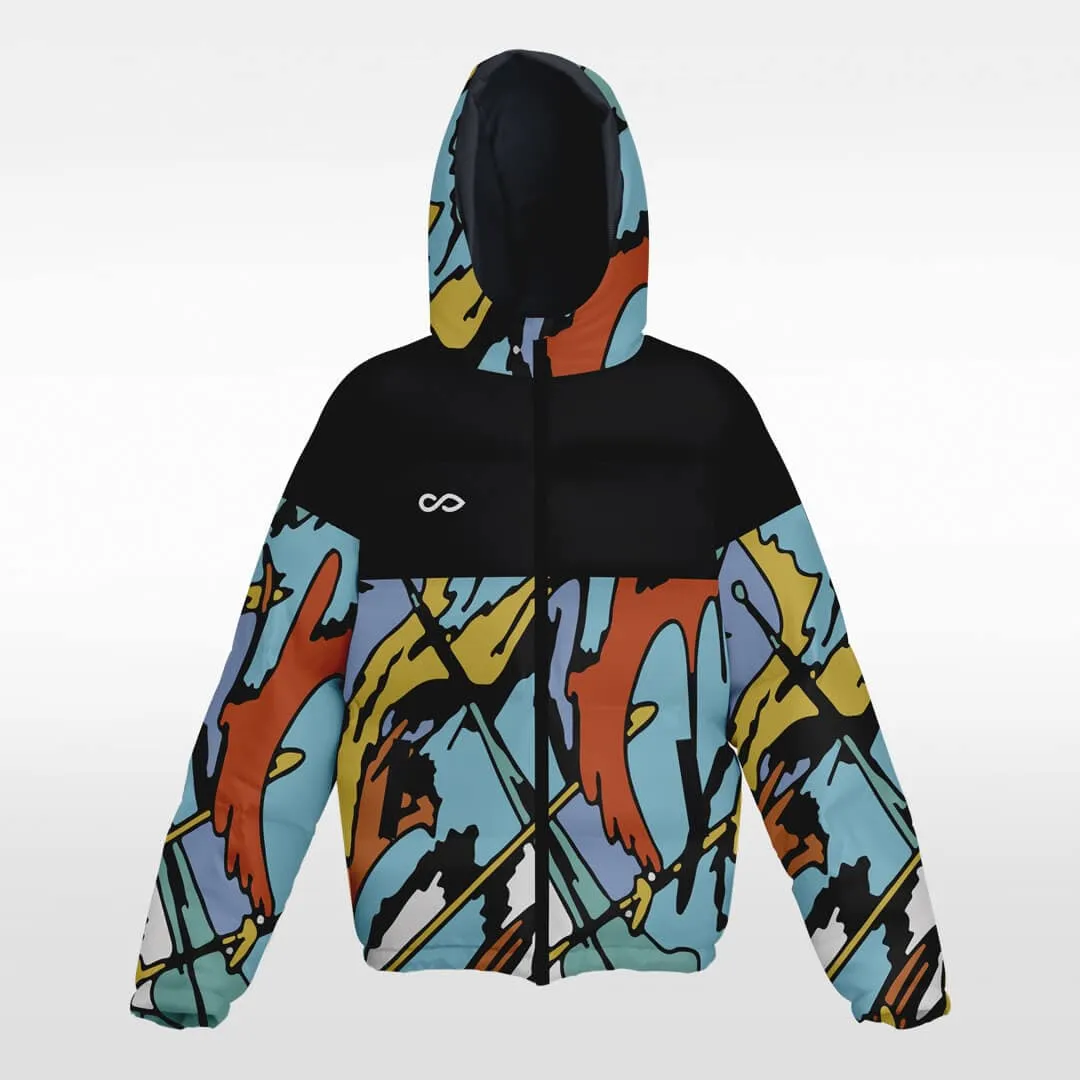 Irises - Customized Sublimated Winter Jacket 009