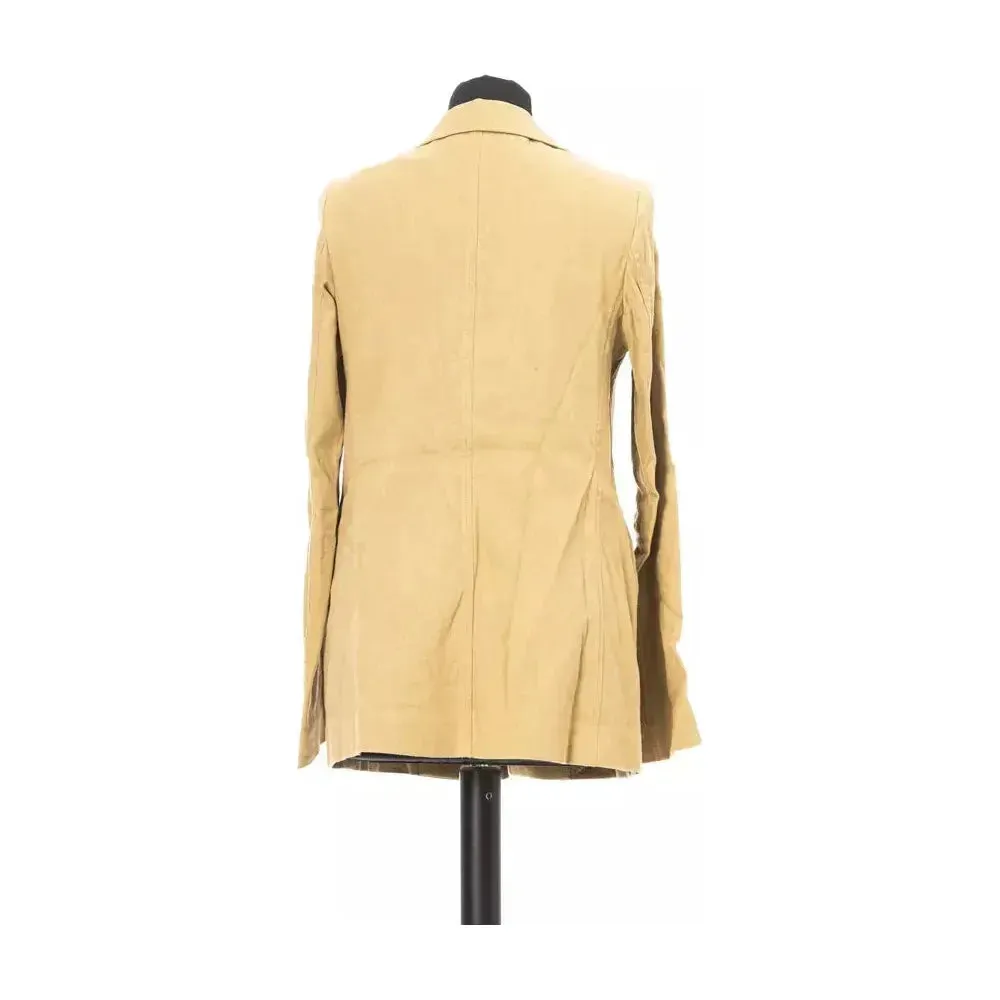 Jacob Cohen Beige Cotton Women Blazer