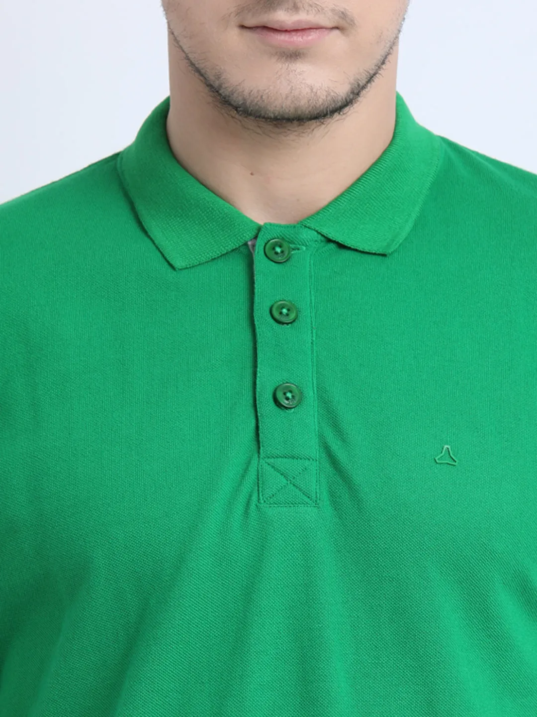 JDC Casual Solid T Shirts-Green