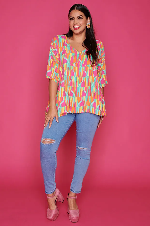 June Geo Gelato Blouse