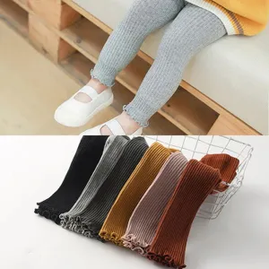 Kid Girls Leggings  Winter Warm Pantyhose Cotton Infant Baby Toddler Newborn Boys Solid Casual Stockings Children For 0-5Years