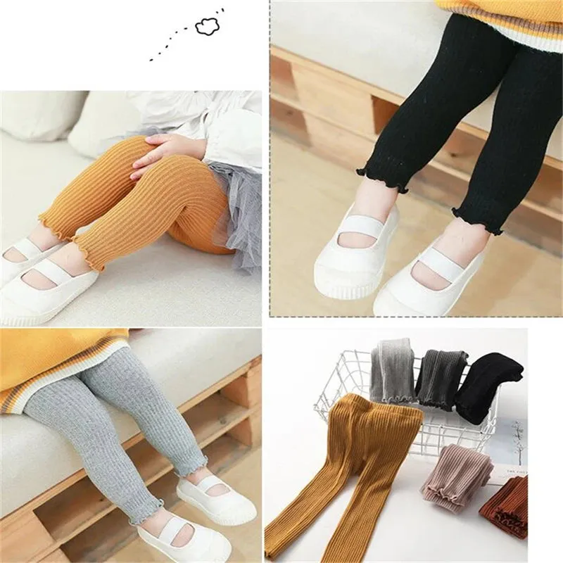 Kid Girls Leggings  Winter Warm Pantyhose Cotton Infant Baby Toddler Newborn Boys Solid Casual Stockings Children For 0-5Years