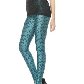 Leggings: Fish Scales Pattern