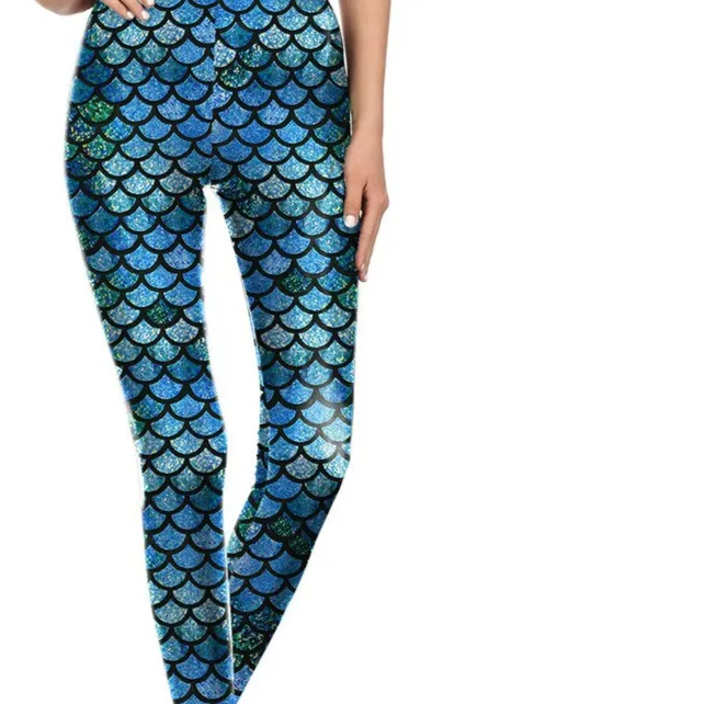 Leggings: Fish Scales Pattern