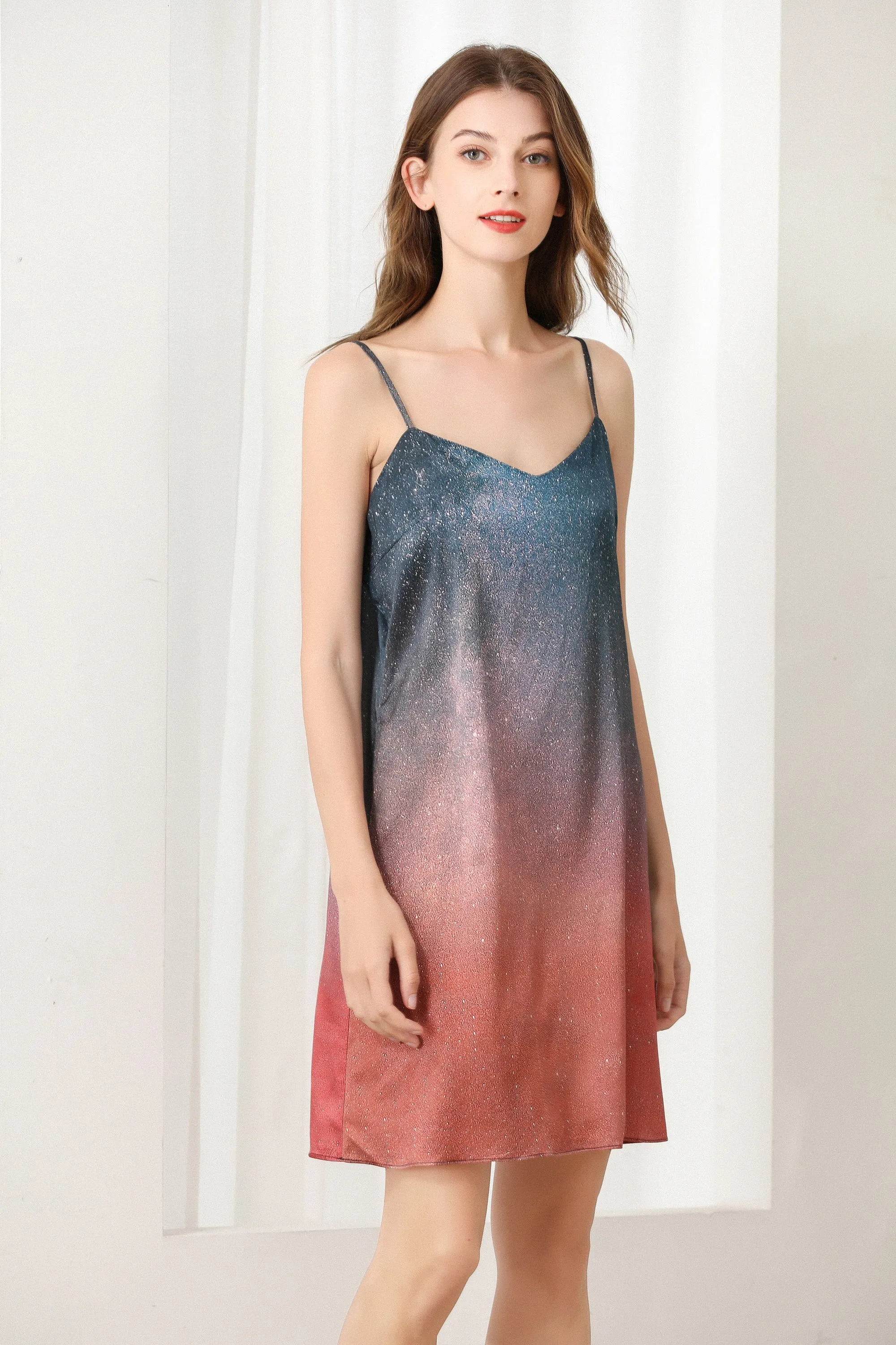 Lykke Home | 19 Momme Mulberry Silk Starry Dress