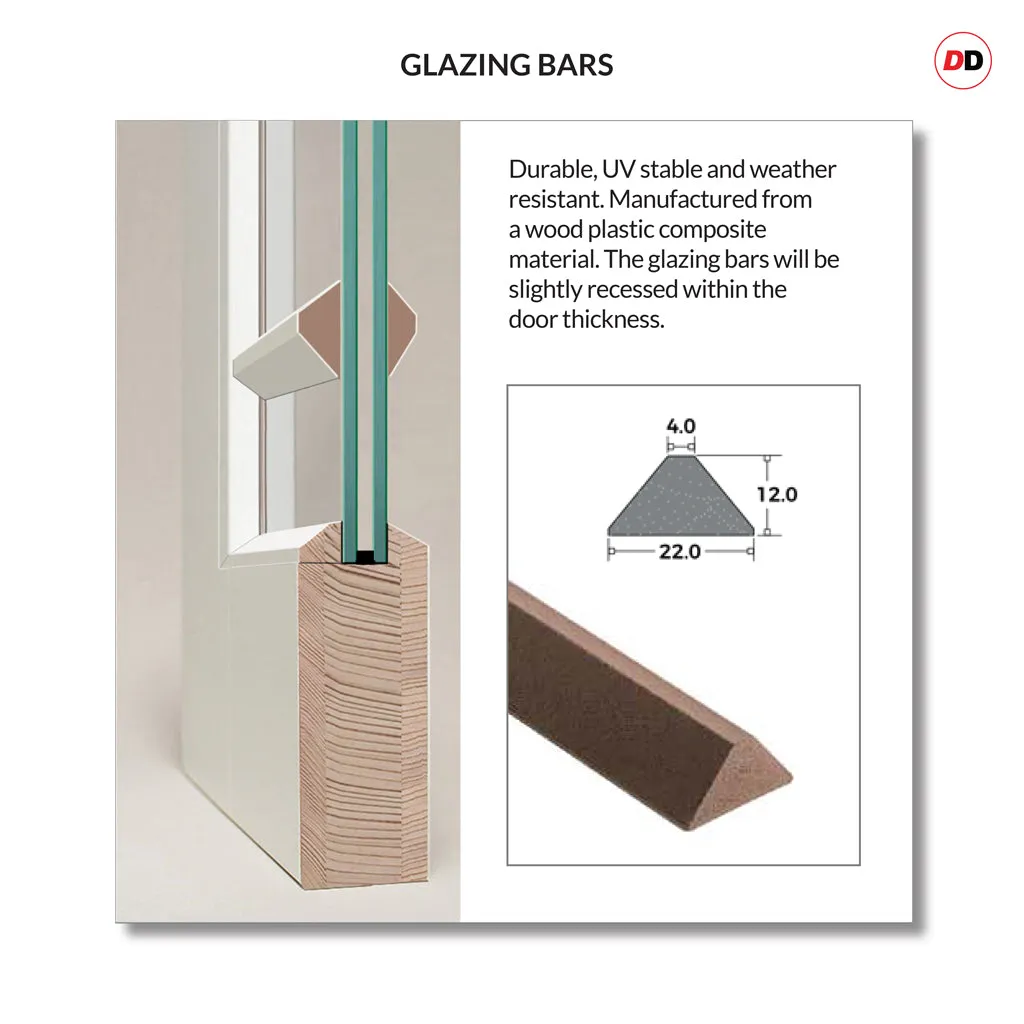 Made to Measure External Sunningdale Heritage French Doors - 57mm Thick, Six Colour Options - Double Glazing