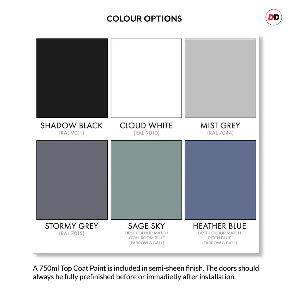 Made to Measure External Troon Heritage French Doors - 57mm Thick, Six Colour Options - Double Glazing