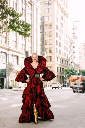 Manhattan Opera Coat Gown Custom in "Turandot"