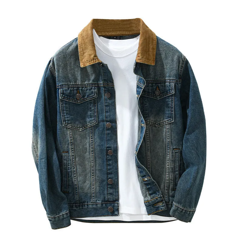 Men's or Youth Loose Casual Denim Coat