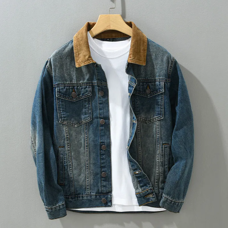 Men's or Youth Loose Casual Denim Coat