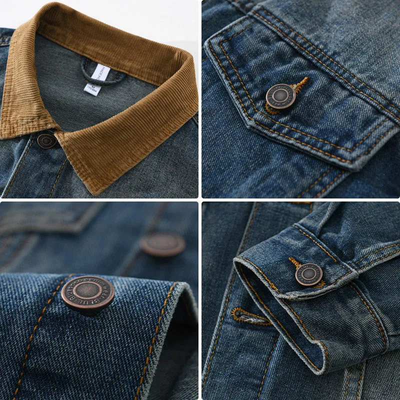 Men's or Youth Loose Casual Denim Coat