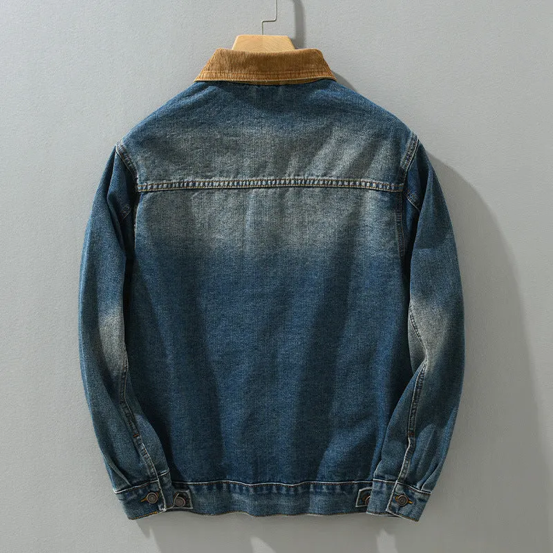 Men's or Youth Loose Casual Denim Coat