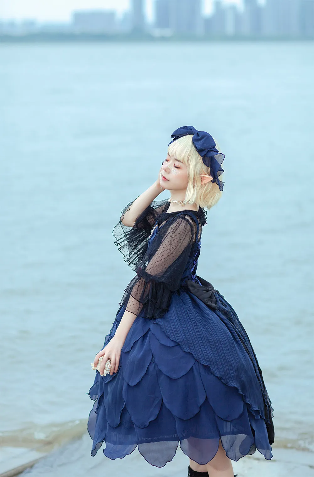 Mermaid in Deep Sea ~ Classic Lolita JSK Dress by Infanta