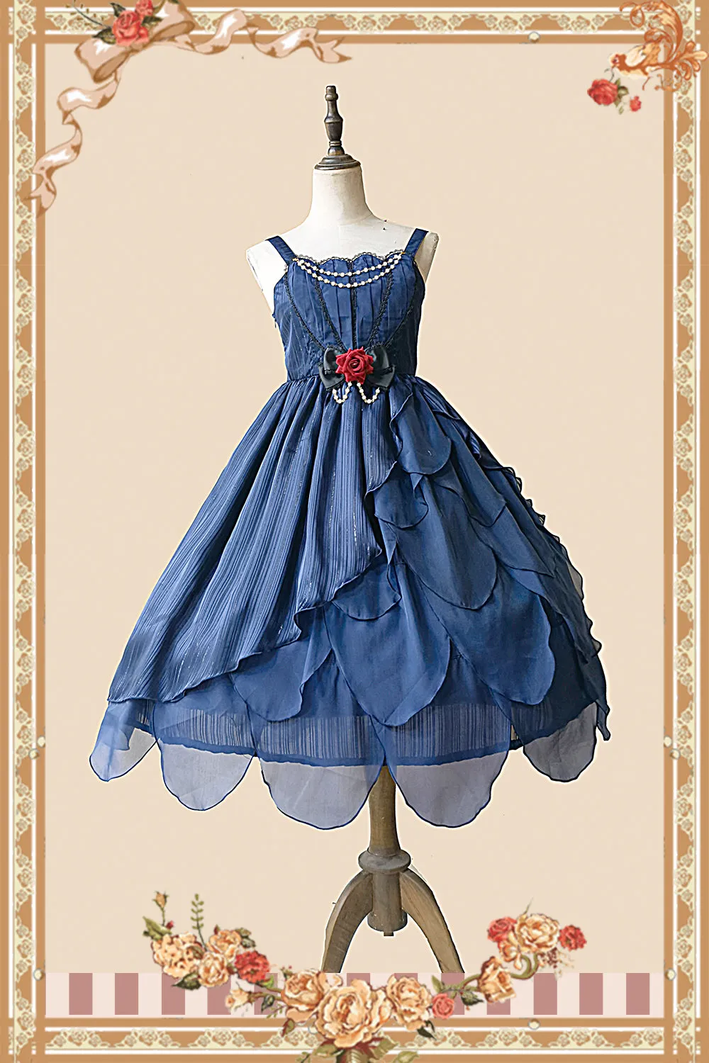 Mermaid in Deep Sea ~ Classic Lolita JSK Dress by Infanta