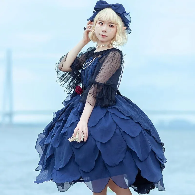 Mermaid in Deep Sea ~ Classic Lolita JSK Dress by Infanta