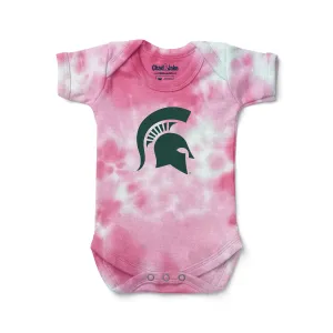 Michigan State Spartans Tie Dye Bodysuit