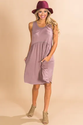 My Heart Is Yours Shift Dress in Heirloom Lilac