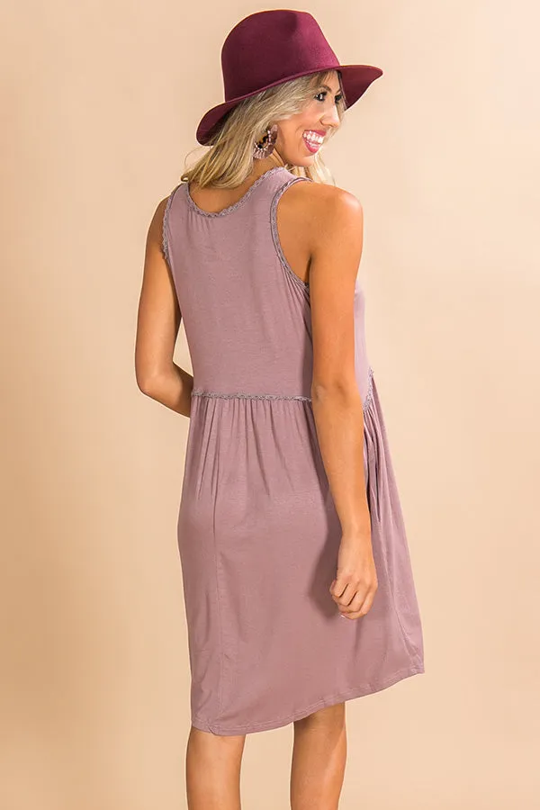 My Heart Is Yours Shift Dress in Heirloom Lilac