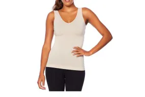 Nearly Nude Smoothing V-Neck Compression Cami Tank Top