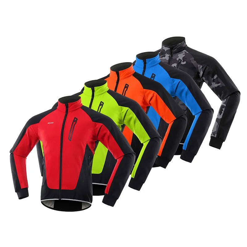 Nsqured "WinterShield Pro" Reflective Men's Cycling Jacket