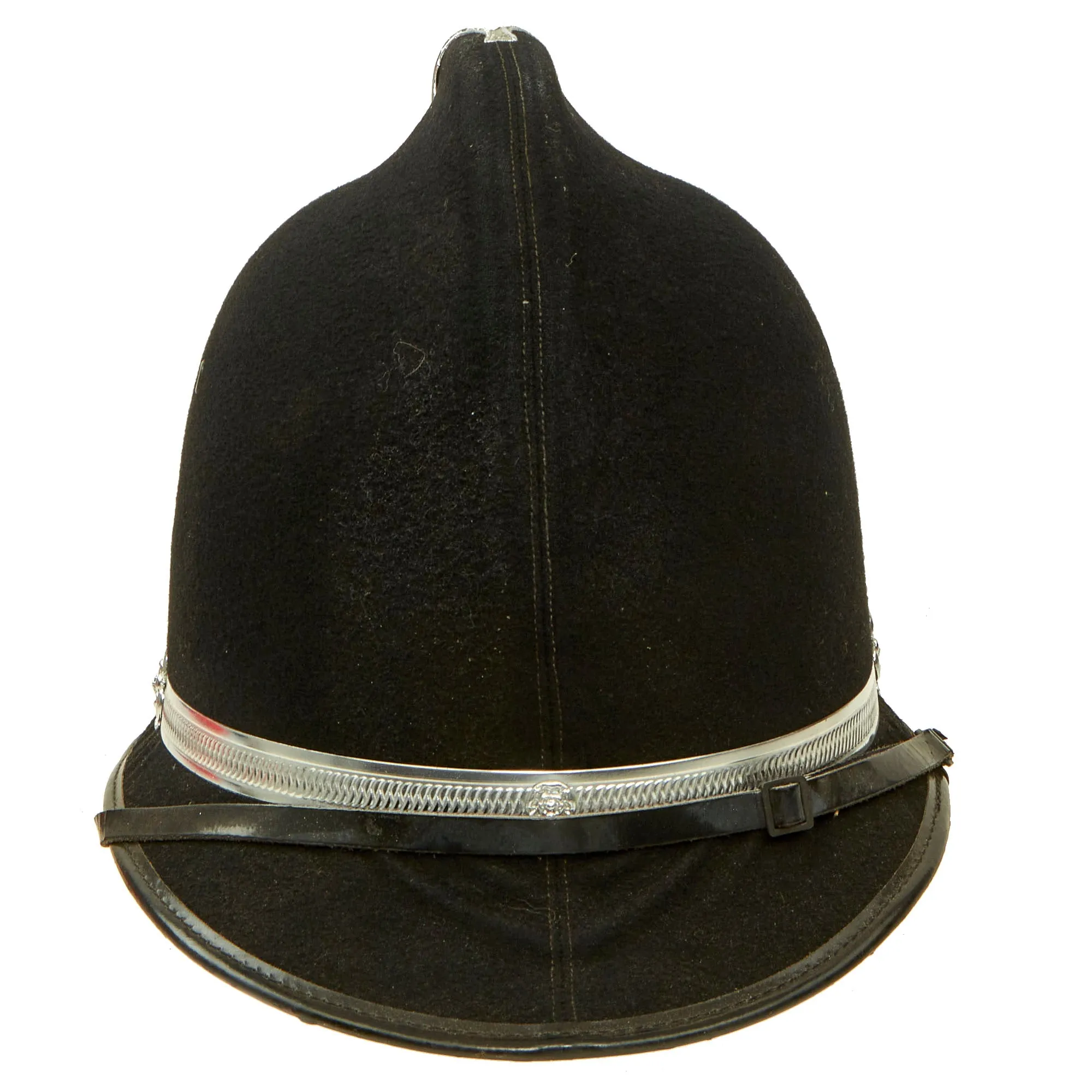 Original British Comb Top West Mercia Constabulary Bobby Helmet - Formerly Part the Yeoman Warders Club Collection