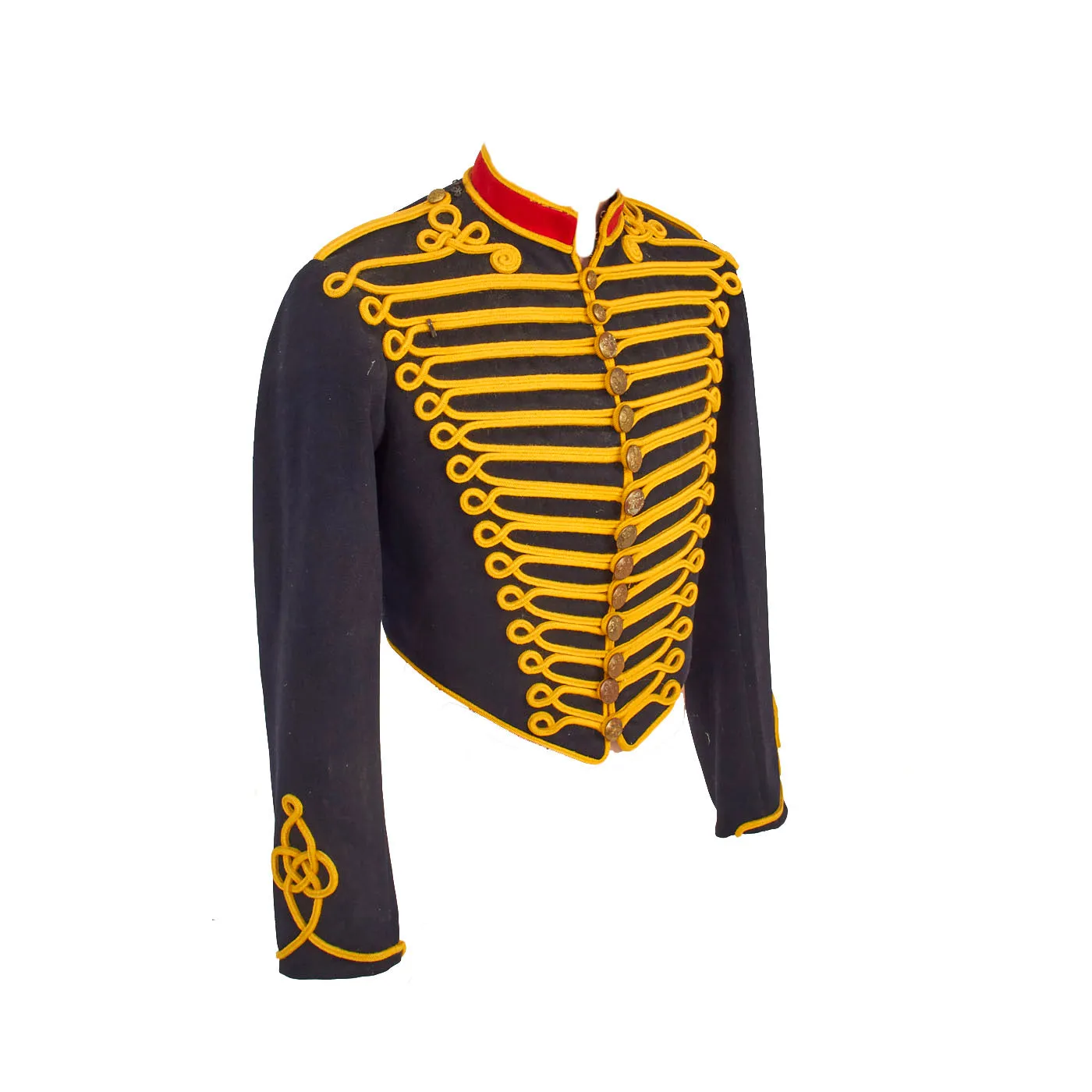 Original British Early 20th Century 3rd Hussars Uniform Set - Dolman Jacket and Trousers