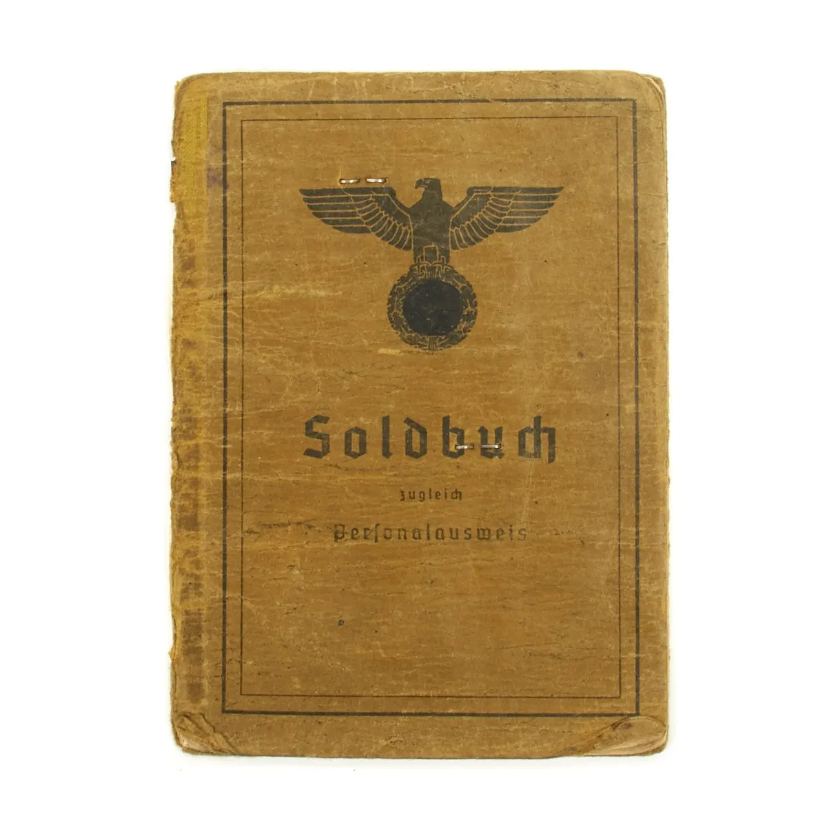 Original German WWII Named Soldbuch - Photo Album - Medal Grouping