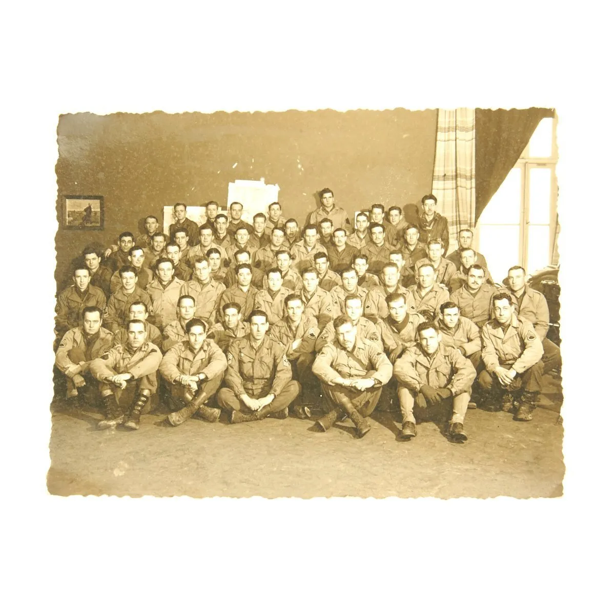 Original U.S. WWII Omaha Beach 134th Infantry Regiment Anti-Tank Platoon Named Grouping