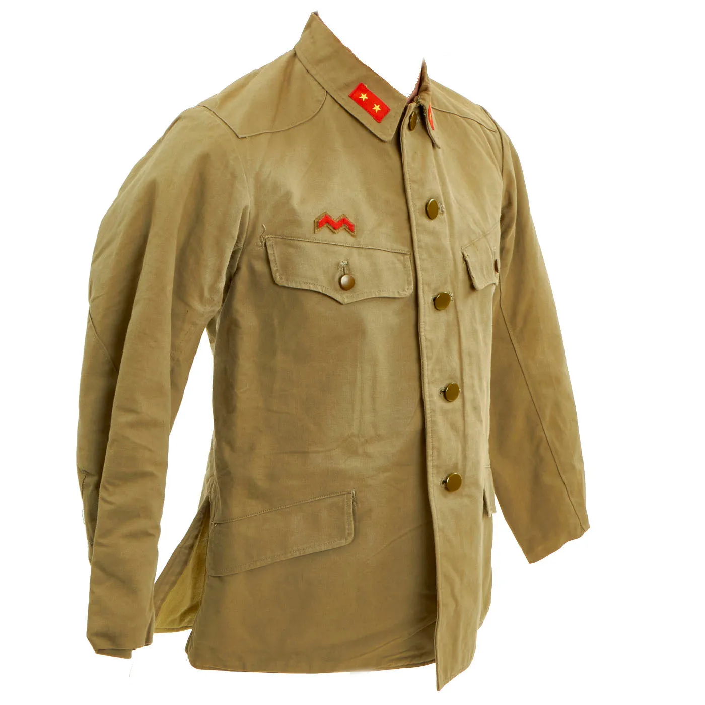 Original WWII Imperial Japanese Army Infantry Ittōhei Soldier First Class Uniform Set - Dated 1942