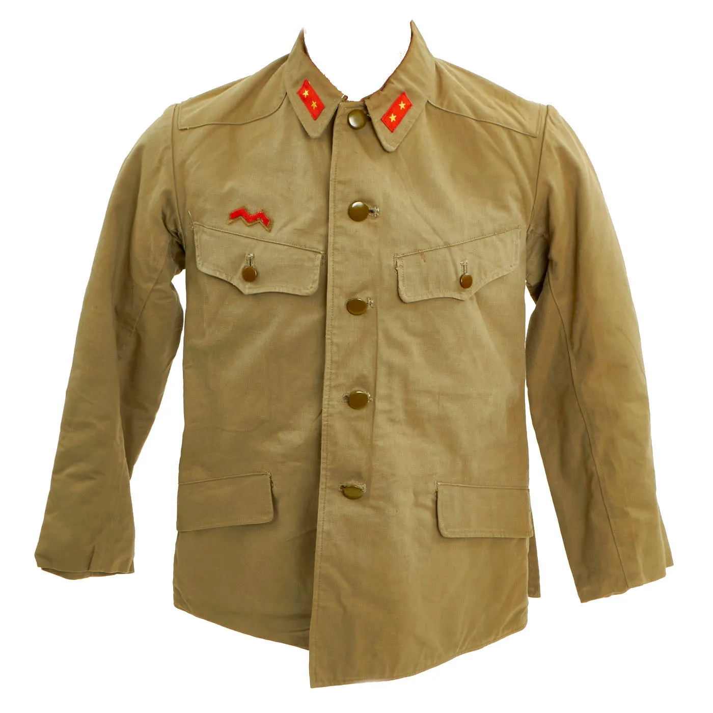 Original WWII Imperial Japanese Army Infantry Ittōhei Soldier First Class Uniform Set - Dated 1942