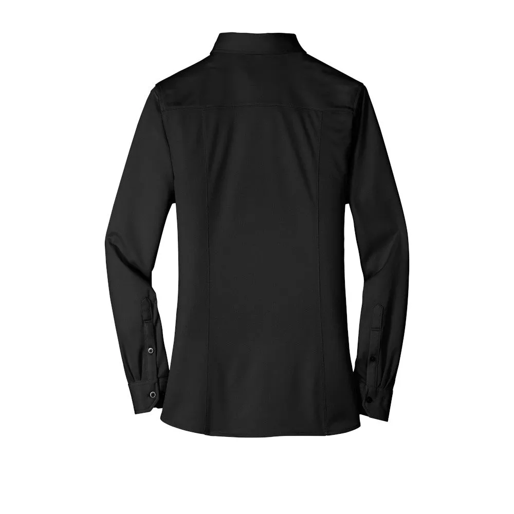 Port Authority® Women's Dimension Knit Dress Shirt - Black