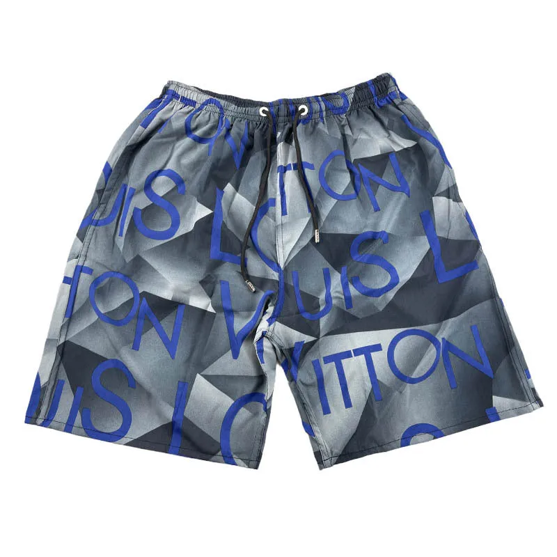 Printed Board Shorts Drawstring Casual Pants Summer