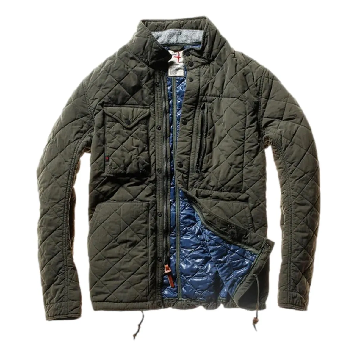 Quilted Tanker Dark Loden