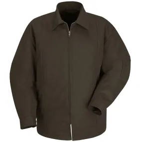 Red Kap Perma-Lined Panel Jacket JT50 - Brown