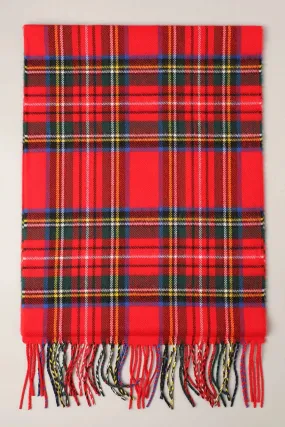 Red Tartan Scarf