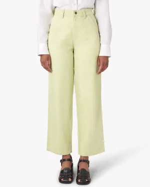 Regular Fit Duck Pants - Pale Green