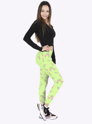 Regular Leggings (8-12 UK Size) - Flamingocorn