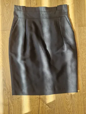 Reiss paperbag pencil skirt, wool / silk blend - size 8