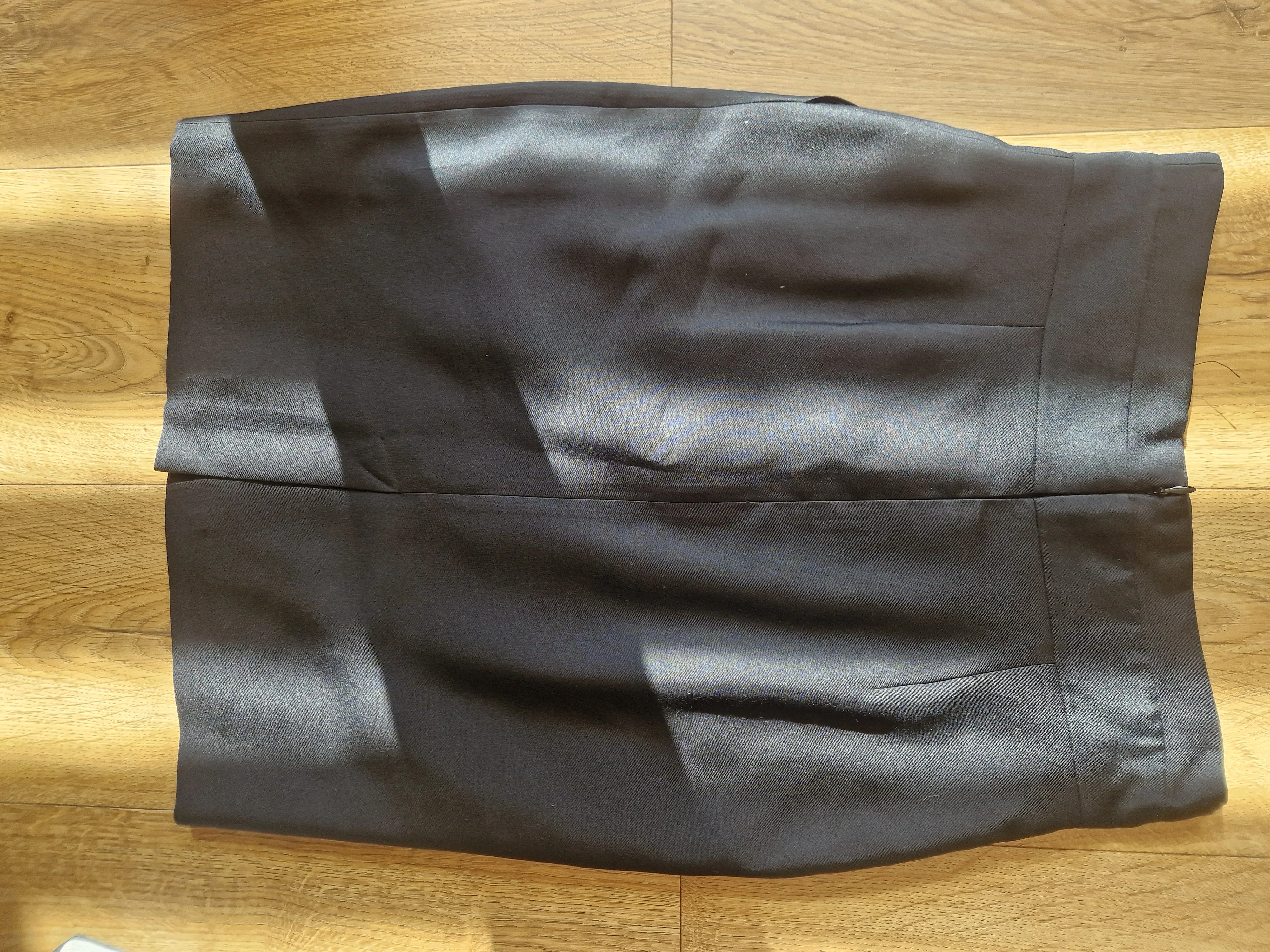 Reiss paperbag pencil skirt, wool / silk blend - size 8