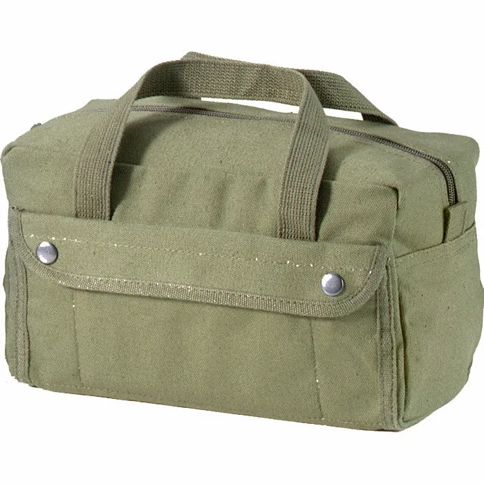 Rothco Heavy Duty Cotton Canvas Mechanic Tools Bag Rugged GI Style, Olive Drab