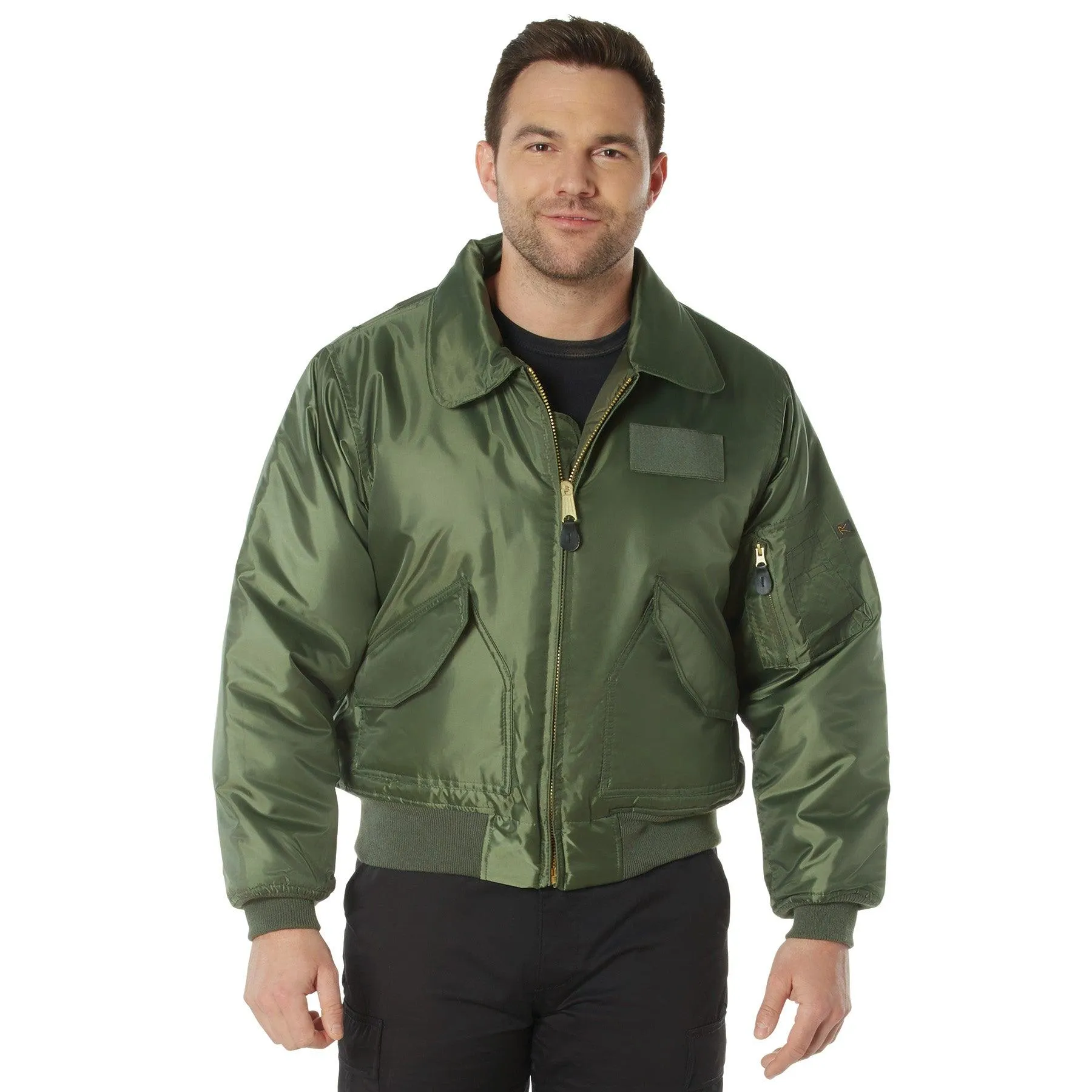 Rothco Mens CWU-45P Nylon Flight Jacket