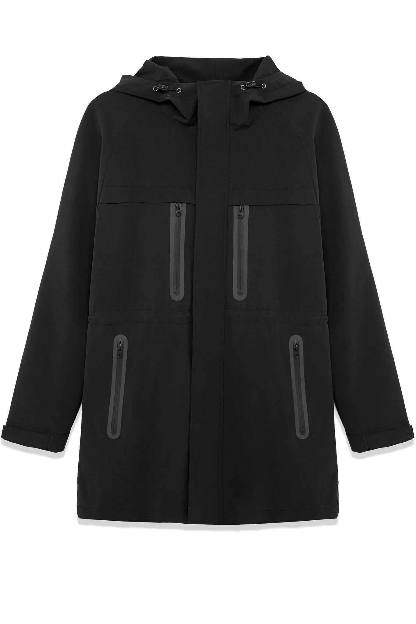 Shell Hooded Coat