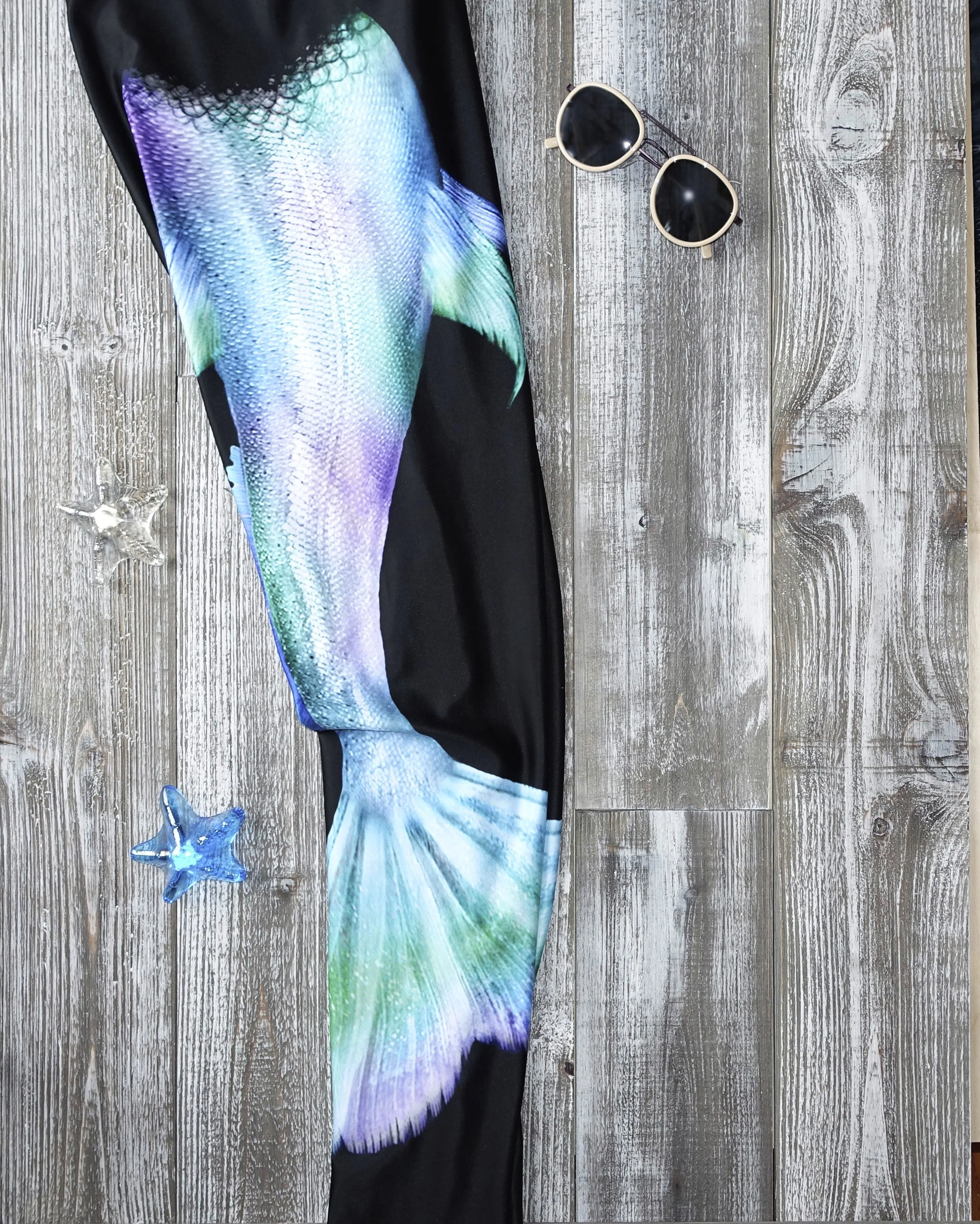 Shimmering Mermaid Tail Leggings