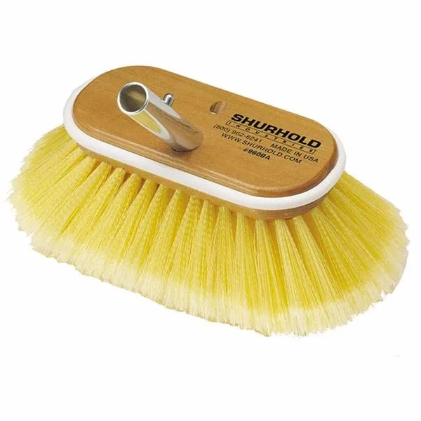 Shurhold SHUR-LOK Deck Brush Head 960 Soft Yellow Poly