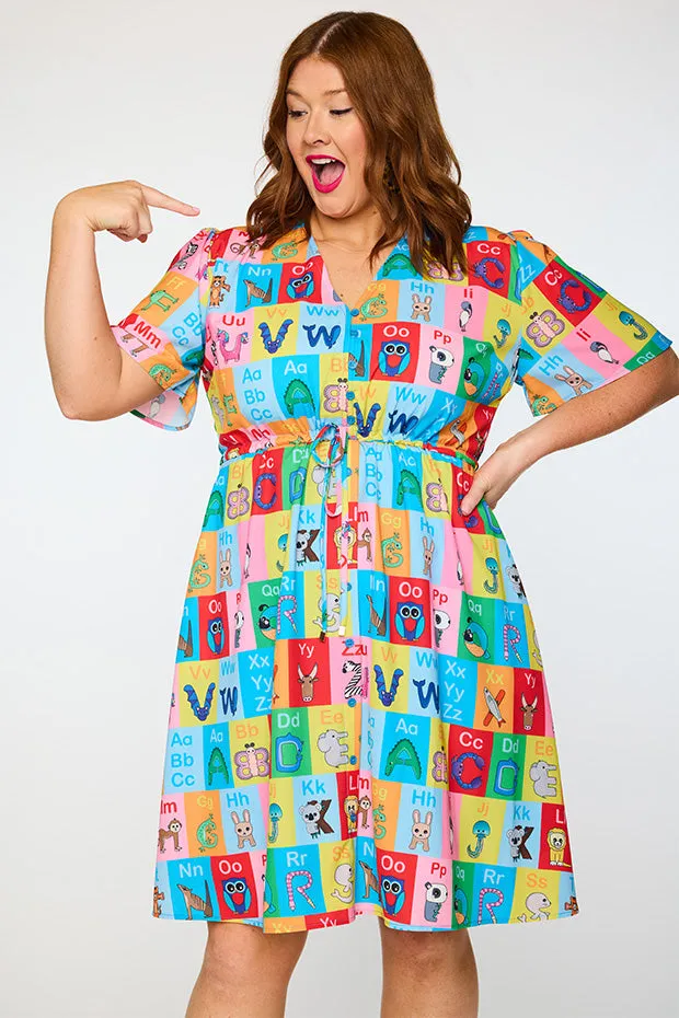 Siena Alpha Animal Cards Dress