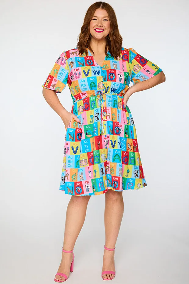 Siena Alpha Animal Cards Dress