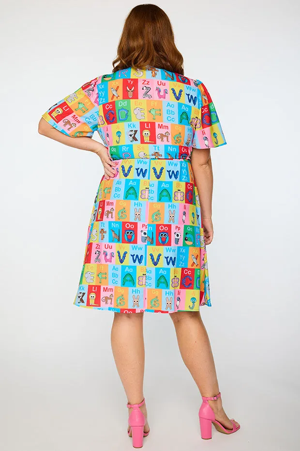 Siena Alpha Animal Cards Dress