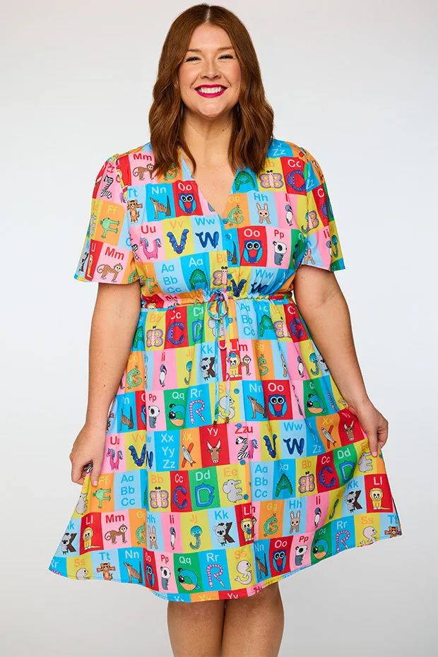 Siena Alpha Animal Cards Dress