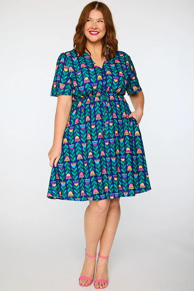 Siena Eucalyptus Buds Dress